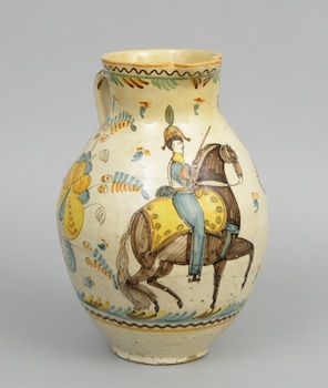 Appraisal: A Spanish Majolica Glazed Ceramic Jug ca Early th Century