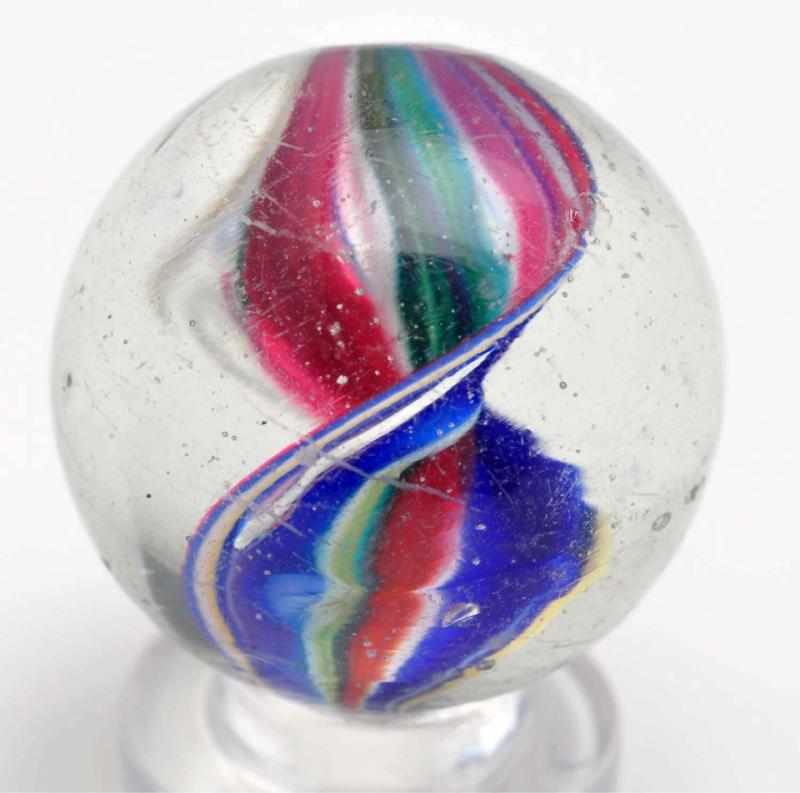 Appraisal: Naked Ribbon Marble Description Nice full twist One side of