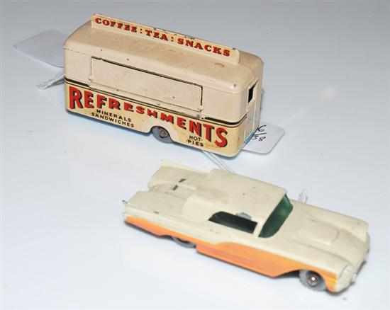 Appraisal: MATCHBOX - SERIES A MOBILE 'REFRESHMENTS BAR PINKISH CREAM BODY