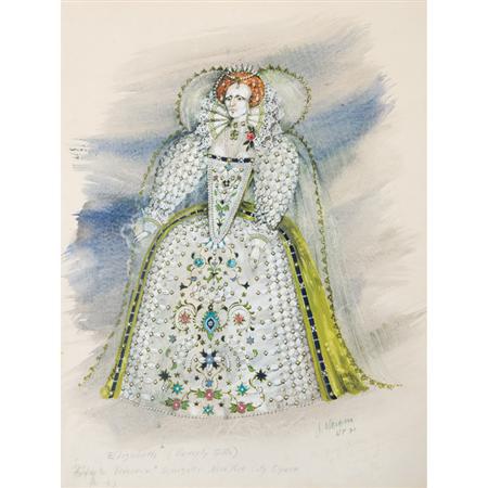 Appraisal: Jose Varona Argentinian b Costume Design for Beverly Sills as