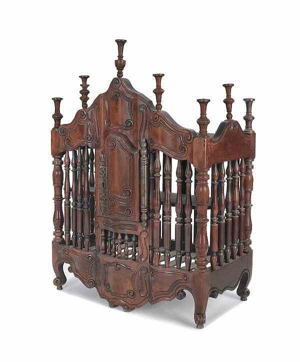 Appraisal: French carved walnut panetiere early th c h w