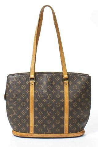 Appraisal: Louis Vuitton Babylone tote bag in monogram coated canvas with