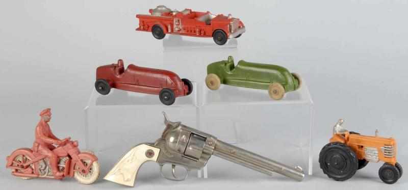 Appraisal: Lot of Auburn Rubber Vehicles Cap Gun Description Includes one