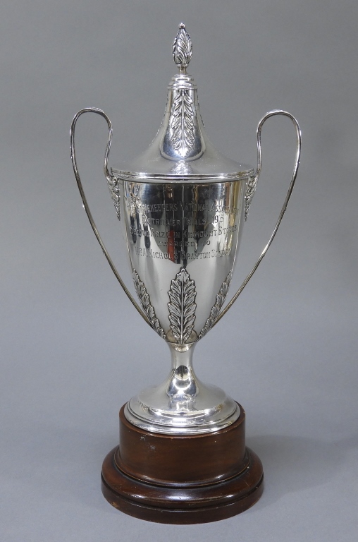 Appraisal: GAME KEEPERS NAT'L ASSOC RETRIEVER TRIALS TROPHY England Circa Sterling