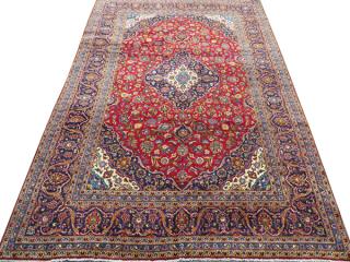 Appraisal: PERSIAN KASHAN CARPET PERSIAN KASHAN CARPET - ' X '