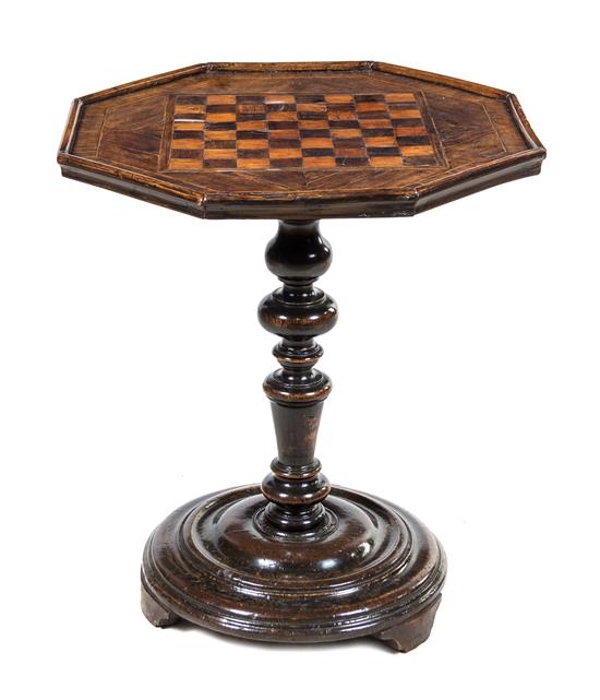 Appraisal: Sale Lot A French Parquetry Game Table th century having