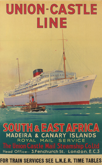 Appraisal: FRANK H MASON - UNION-CASTLE LINE SOUTH EAST AFRICA x