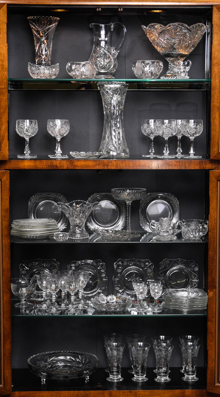 Appraisal: ESTATE COLLECTION OF CUT GLASS Everything you see in the