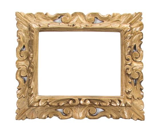 Appraisal: Sale Lot An Italian Giltwood Frame th th century of