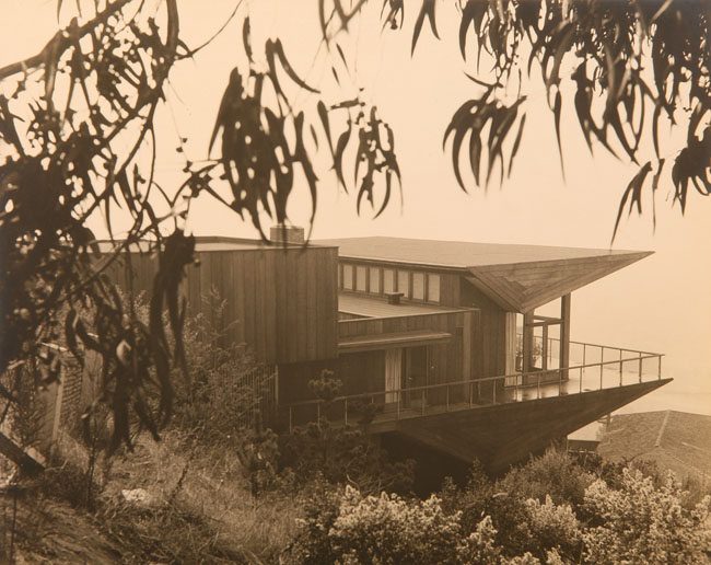 Appraisal: Man Ray photograph of the Havens House exterior view of