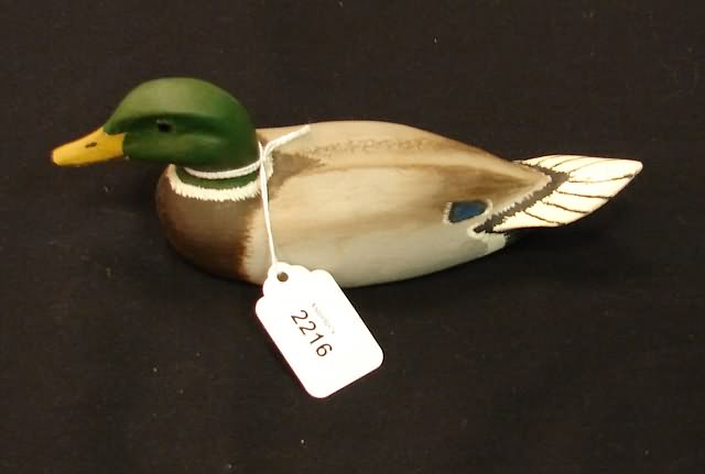 Appraisal: Decorative mallard decoy in original paint and good condition marked