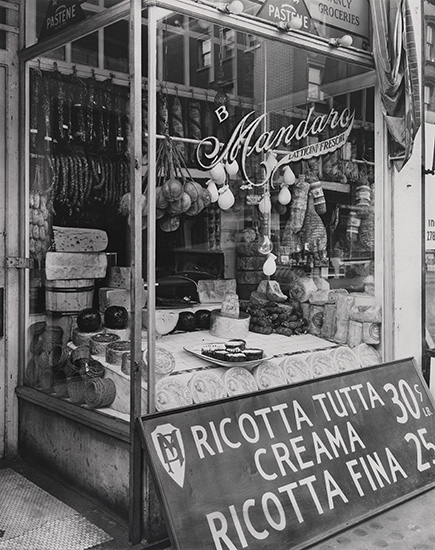 Appraisal: ABBOTT BERENICE - Cheese Store Bleecker Street Silver print x