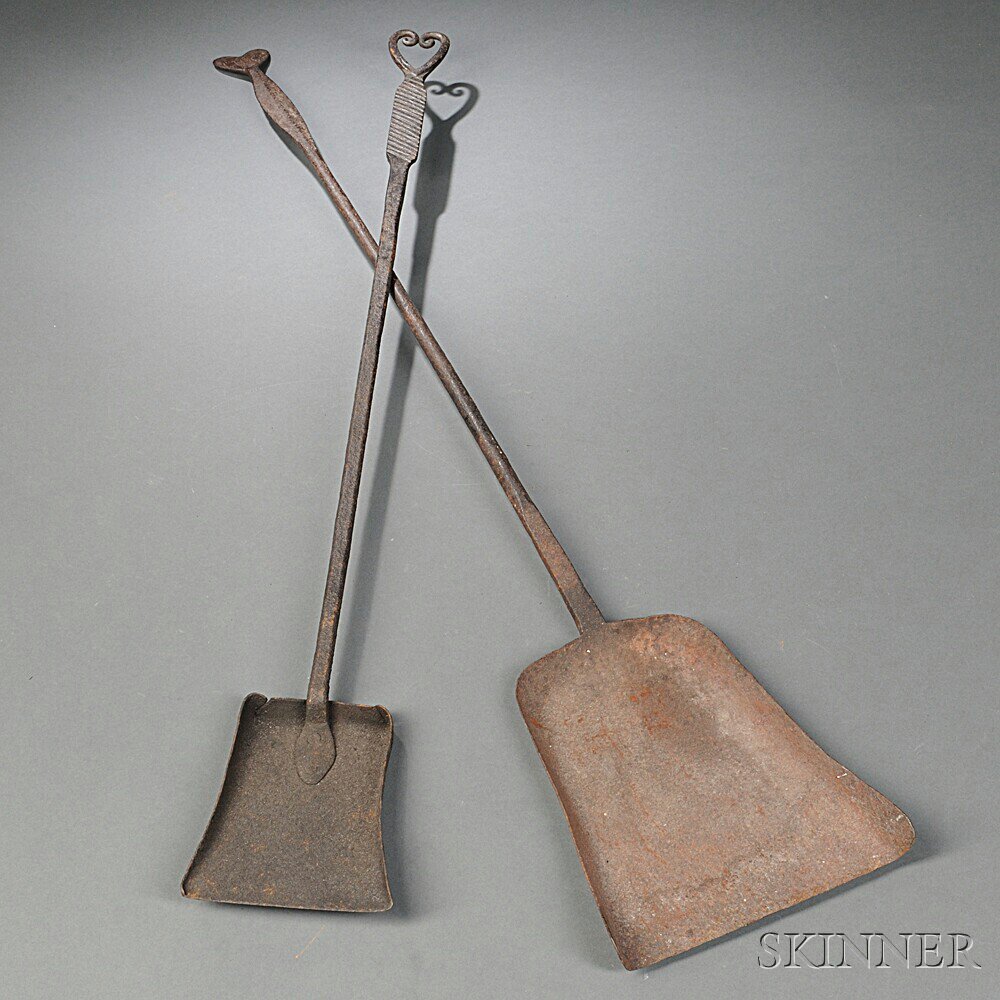 Appraisal: Wrought Iron Shovel and Peel America late th early th