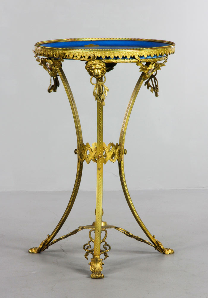 Appraisal: - th C French Sevres Table th century French Sevres