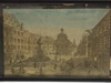 Appraisal: HANDCOLORED ENGRAVING - Vue D'Optique made into a lithophane view