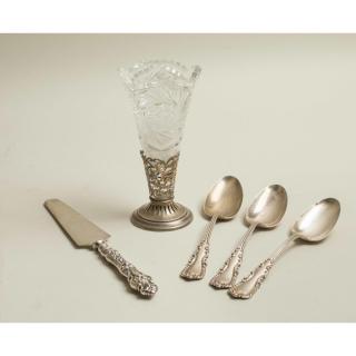 Appraisal: Assorted Sterling Tableware ozt Lot of six pieces of assorted