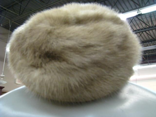 Appraisal: Collection of vintage fur items including two muffs six hats