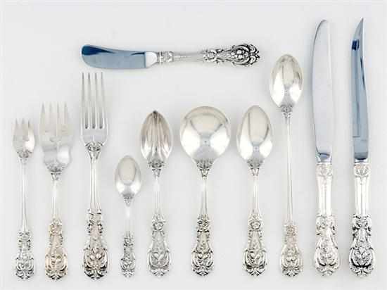 Appraisal: Reed Barton sterling flatware service circa Francis I pattern comprising