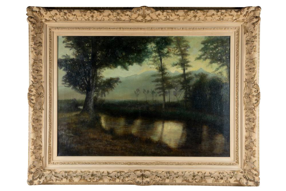 Appraisal: BEN AUSTRIAN - LANDSCAPEoil on canvas inscribed verso signed lower