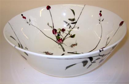 Appraisal: Royal Doulton china punch bowl design by Andrew Wyeth