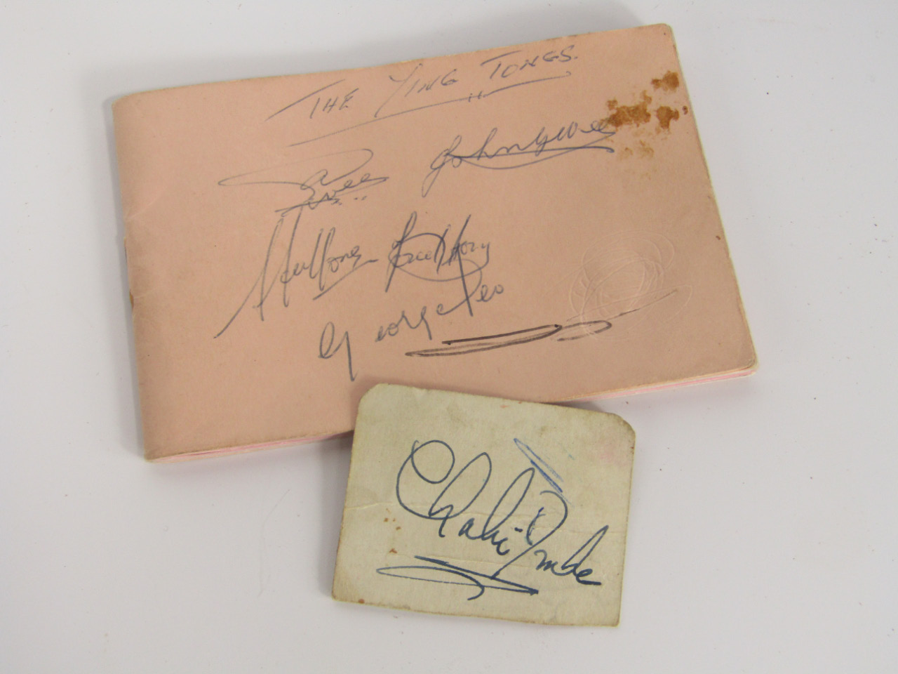 Appraisal: A 's autograph book containing Keith Richards Hedge Hoppers Anonymous