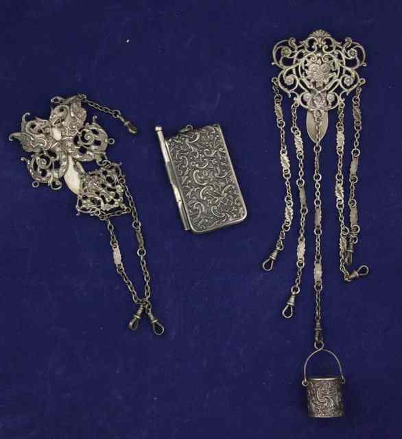 Appraisal: A silver chatelaine Cornelius Desormeaux Saunders Francis Hollings Shepherd London