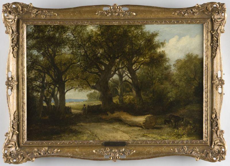 Appraisal: James Stark Br - Country Lane oil on board unsigned