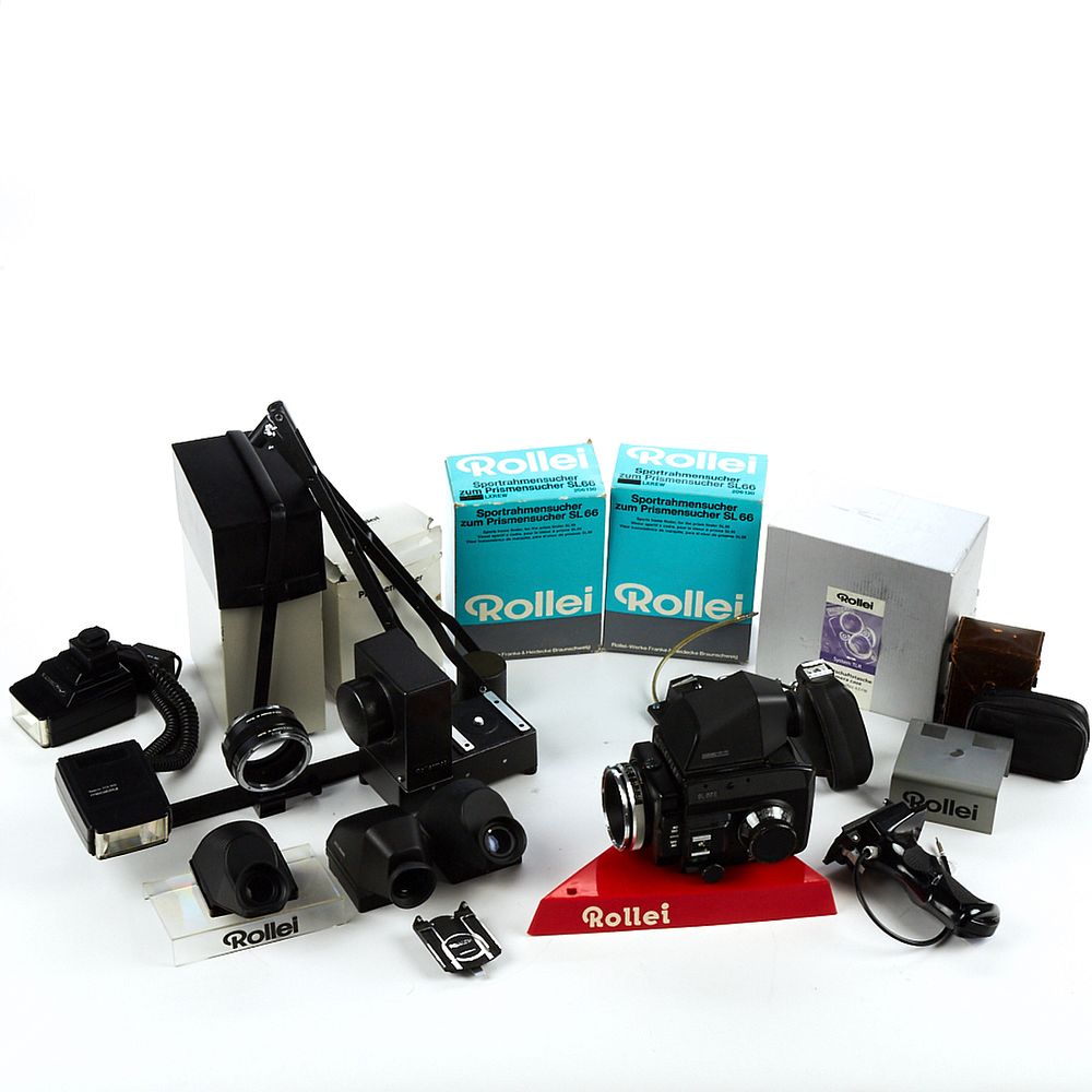 Appraisal: Grp of Rollei Camera Accessories Group of Rollei camera accessories