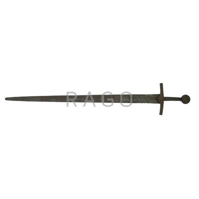 Appraisal: ENGLISH CRUSADER TYPE SWORD Iron th c Condition Report