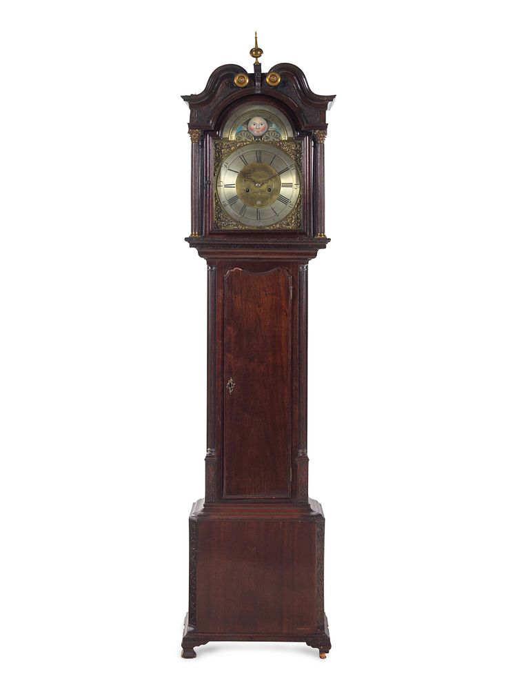 Appraisal: A George III Mahogany Tall Case Clock A George III