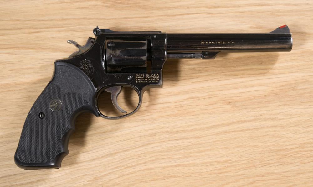 Appraisal: SMITH AND WESSON MODEL - K TARGET MASTERPIECE DOUBLE ACTION