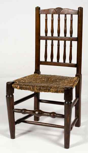 Appraisal: English Spindle-back Side Chair English a spindle back side chair