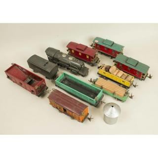 Appraisal: Lionel Gauge Freight Train Set Lionel O gauge freight train