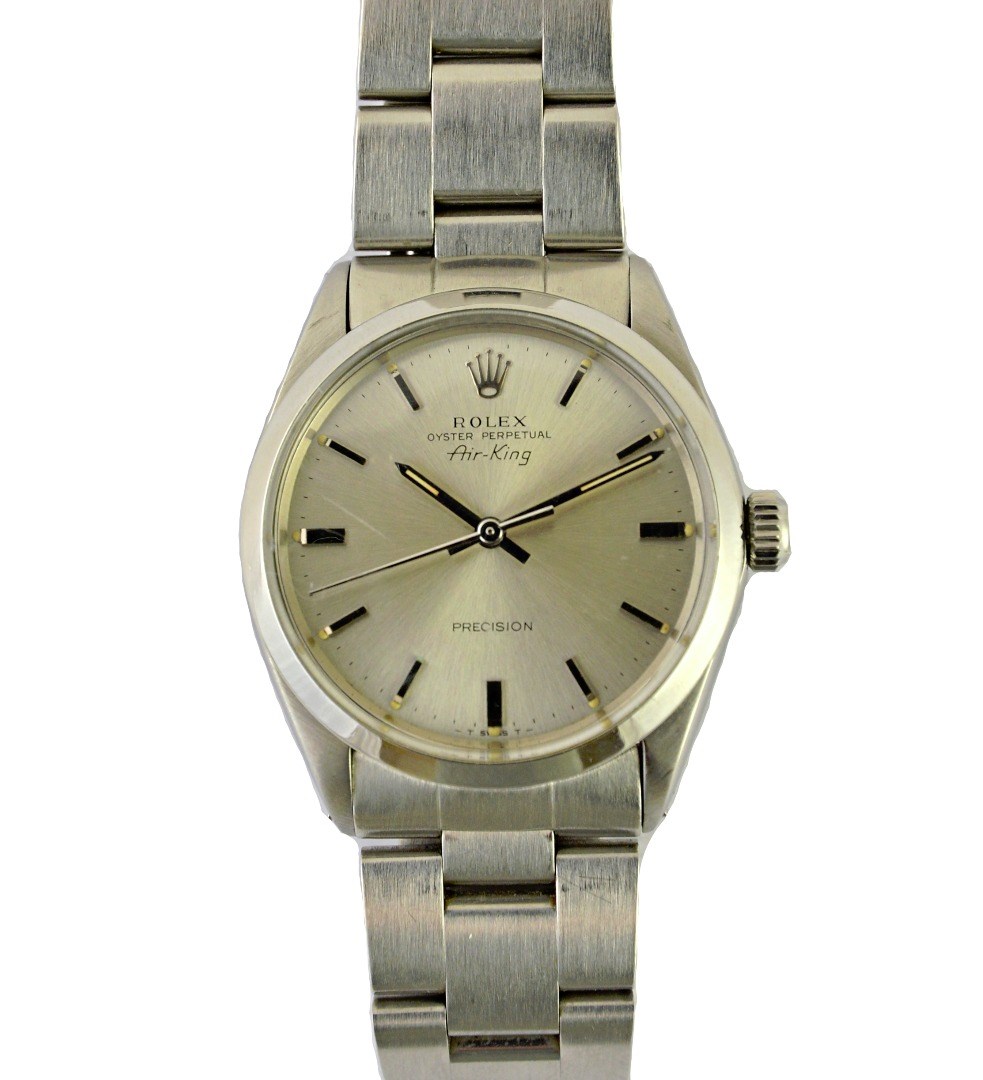 Appraisal: A gentleman's steel Rolex Oyster Perpetual Air King wristwatch the