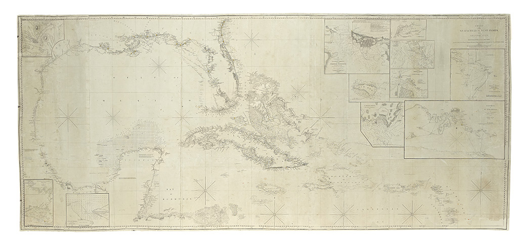 Appraisal: CARIBBEAN Blunt E and Blunt G W Chart of the