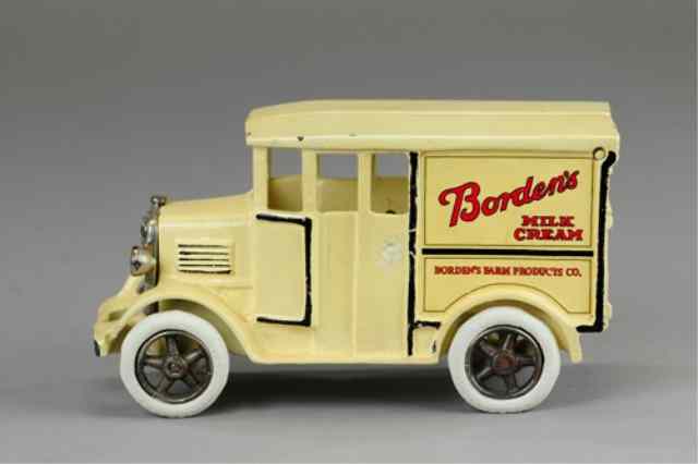 Appraisal: CONTEMPORARY BORDENS MILK DELIVERY TRUCK Cast iron painted in proper