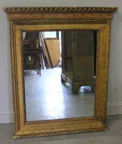 Appraisal: Italian Style Gilt Decorated Mirror From a Larchmont NY estate