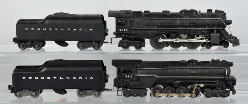 Appraisal: Lot of Lionel O- Gauge Engines Tenders Post-war Includes no