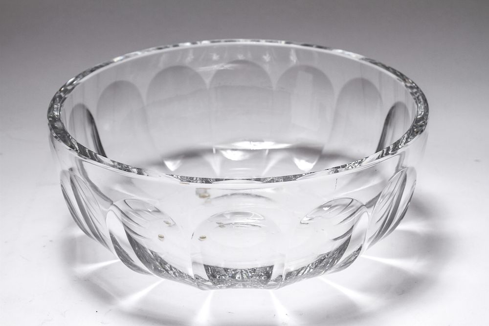 Appraisal: Baccarat Cut Crystal Harcourt Bowl Baccarat cut crystal Harcourt center