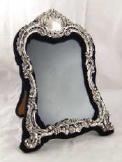 Appraisal: A hallmarked silver faced photo frame strut missing approx cm