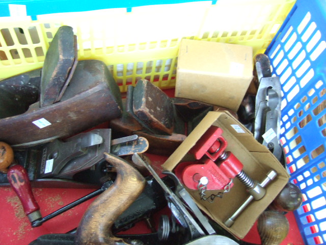 Appraisal: A quantity of wood working tools including a Stanley Bailey