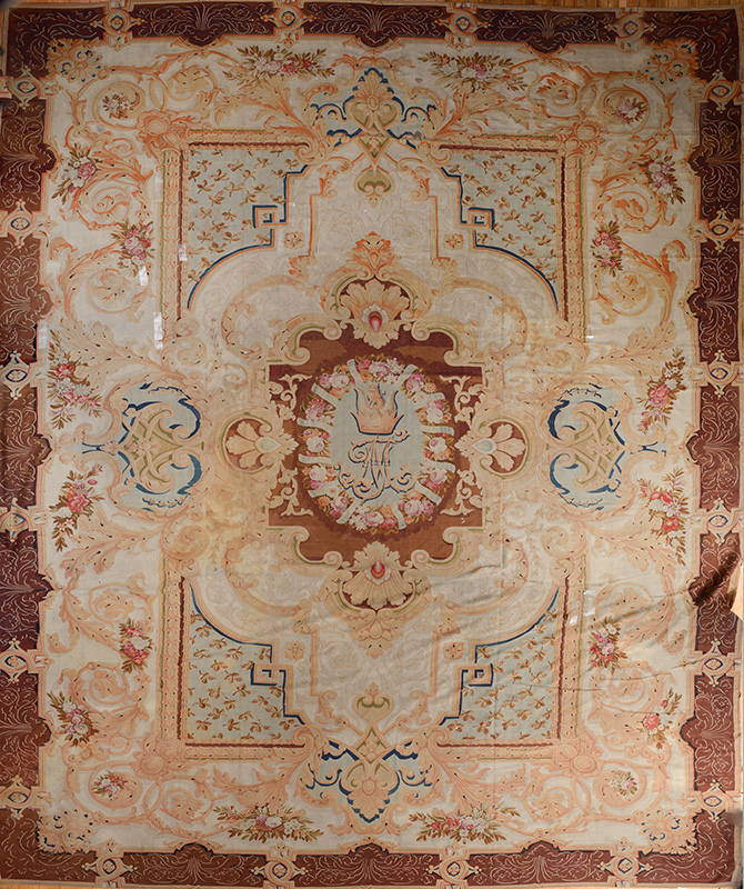 Appraisal: NAPOLEON III AUBUSSON CARPET ft in x ft The Collection