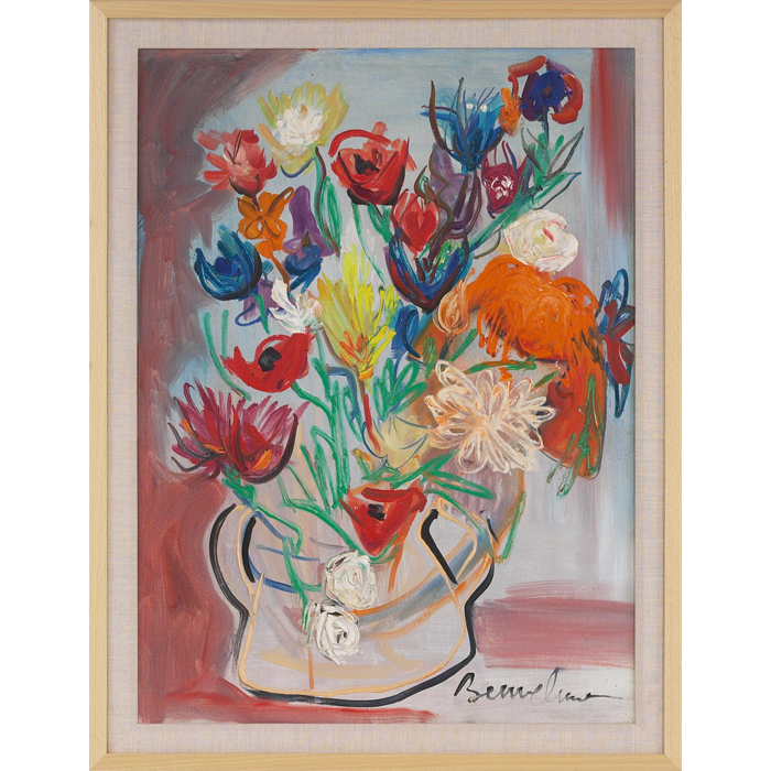 Appraisal: Ludwig Bemelmans American - Floral Still Life c oil on