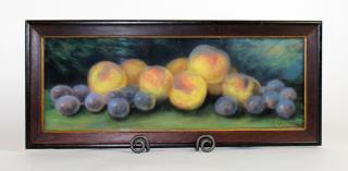 Appraisal: Pastel on paper of still life of fruit Pastel on