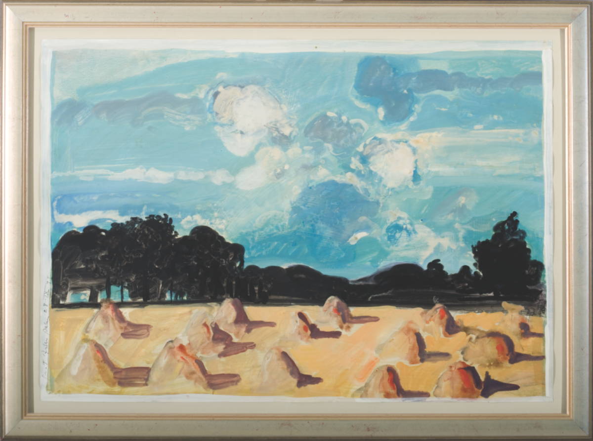 Appraisal: ROBERT ANDREW PARKER AMERICAN B IRISH LANDSCAPE Mixed media on