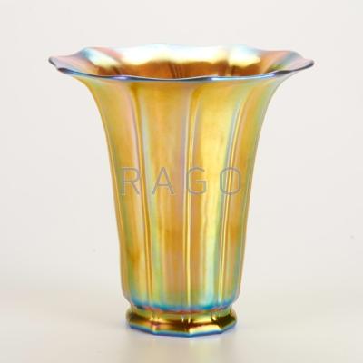 Appraisal: STEUBEN Aurene glass vase Corning NY ca Marked steuben Condition