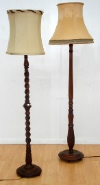 Appraisal: A late th Century oak standard lamp in Jacobean style