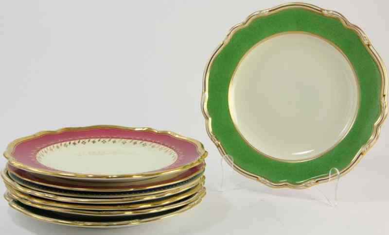 Appraisal: Copeland Spode Porcelain Plates th century English set of china