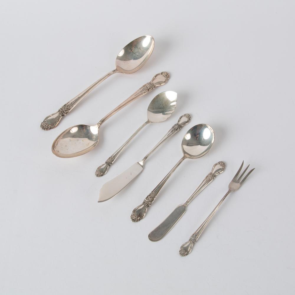 Appraisal: INTERNATIONAL STERLING 'BROCADE' SILVERWARE OZT A -piece International Sterling Brocade