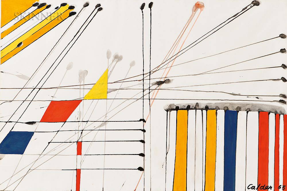 Appraisal: Alexander Calder American - Untitled Alexander Calder American - Untitled